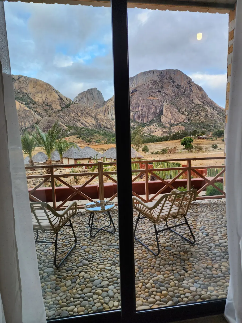 photo terrasse suite avec vue sur la reserve d'anja